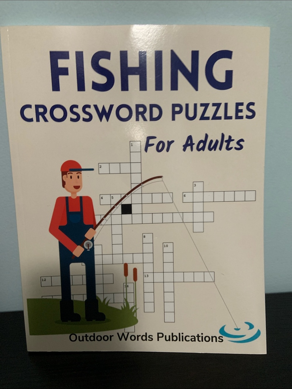 Fishing Crossword Puzzle Book for Adults